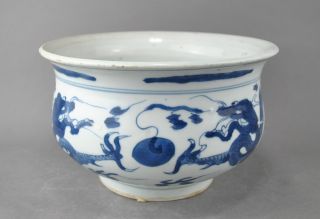 A Large/fine Chinese 18c Blue&white 