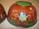 Chinese Antique A Pair Of Cloisonne Bowls Vases photo 9