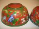Chinese Antique A Pair Of Cloisonne Bowls Vases photo 8