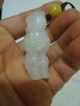 21.  A Chinese White Jade Carving Of A Boy & A Monkey Probably 20th To 21th C Other photo 2