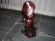Large Antique Chinese Carved Wooden Statue / Figurine Woodenware photo 7
