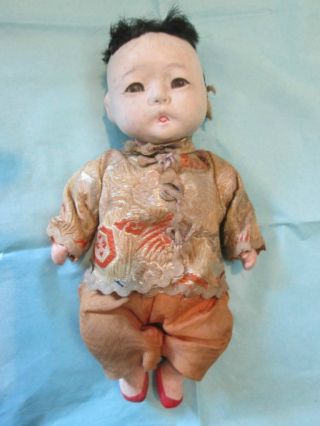 Antique Japanese Ichimatsu Gofun Doll photo