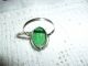 Vintage Chinese Silver And Jade Ring Uncategorized photo 1