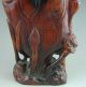 Old Chinese 100% Ox Horn Carved Lotus Carving Other photo 1