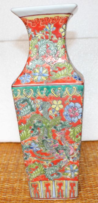 Antique Chinese “乾隆年制“ Famile - Rose Porcelain Vase photo