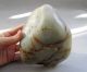 1125g Chinese Hetian Jade Carved Pine Trees Old Man Children Statue Other photo 3