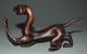 Chinese Copper Archaistic Chilong Dragon Statue Nr Dragons photo 2