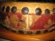 Old 19thc?? Qing Dy Chinese Painted Drum - Painting Dragon And Phoenix - Leather Other photo 6
