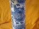 Chinese Ancient Porcelain Vase Pot Dragon Vivid Blue Peony 18 Vases photo 3