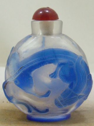 Rare Chinese Hand - Carved Glass 