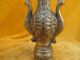 Chinese Copper Vivid Double - Head Peafowl Vase Exquisite Unique Style 2 Vases photo 3