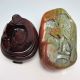 100% Natural Hetian Jade Hand - Carved Statues (with A Certificate) - Man&pine Tree Other photo 8