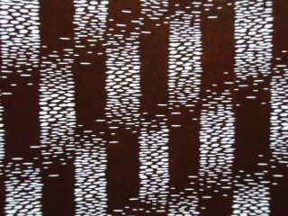 S185 Japanese Katagami Unframed Kimono Stencil lattice Stripes Dot Fine Design photo