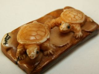 Turtles - Netsuke Ukb937 photo