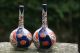 Pair Of 19th C.  Japanese Imari Hand Decorated Vases Vases photo 3