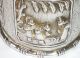 Antique Chinese Export Solid Silver Napkin Ring Figural Chinese Scenes C1890 Other photo 1