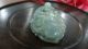 Light Green 100%natural A Jade Jadeite Pendant/reptiles On The Leave Necklaces & Pendants photo 2