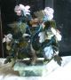 Vintage Chinese Carved Jade Tree W/ Agate,  Rose Quartz,  Jade & Serpentine Pot Other photo 2