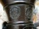 Antique 19c Chinese Bronze Dragon Vase 24” Stand Vases photo 11