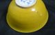 Chinese Monochrome Yellow Glaze Porcelain Bowl Bowls photo 3
