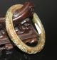 Ancient Chinese Jade Hand - Carved Natural Intaglio Pattern (loong) Bracelet A - 432 Bracelets photo 1
