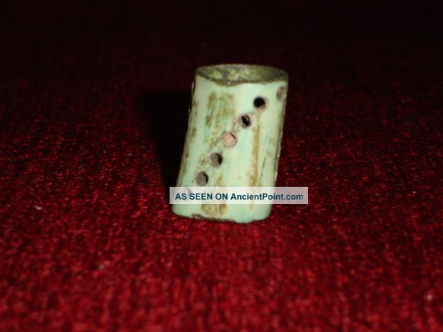 Antique Chinese Han Dynasty [206 Bc - 220 Ad] Bone Plaque Dogs photo