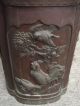 Bronze Japanese Meiji Period Planters,  C.  1890,  Opposing Pair With Birds Other photo 7