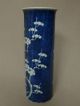 Antique Chinese 19th Century Blue & White Prunus Vase Vases photo 1