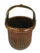 Chinese Antique Country Style Handmade Big Wicker Basket Other photo 1