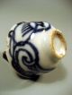 China Chinese Blue & White Lotus Scroll Decor Porcelain Wine Cup Ca.  18 - 19th C. Glasses & Cups photo 7
