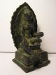 Javanese Bronze Of The Bodhisattva Manjusri 14th - 15th Century Statues photo 1