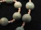 Part Chinese Jade Necklace With A Jade Mounted Silver Clasp 19thc Jade/ Hardstone photo 4