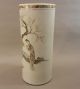 Antique 18thc Chinese Export Tall Porcelain Round Cylinder Vase W/signed Poem Vases photo 4