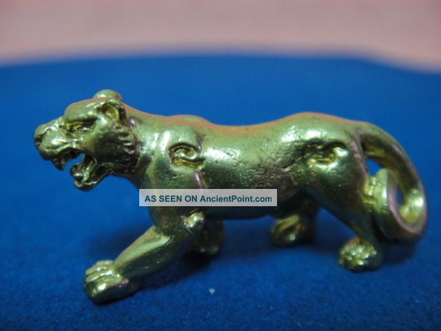 Powerful Tiger Honor Respect Attract Charm Thai Amulet Statues photo