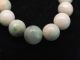 A Good Chinese Celadon Jade Necklace Of Graduating Beads 19thc Jade/ Hardstone photo 1