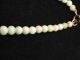 A Good Chinese Celadon Jade Necklace Of Graduating Beads 19thc Jade/ Hardstone photo 4