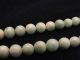A Good Chinese Celadon Jade Necklace Of Graduating Beads 19thc Jade/ Hardstone photo 5