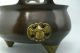 Chinese Bronze Incense Burner / Buddhism / Feng Shui / Taoism Supplies. Reproductions photo 9
