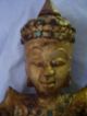 Hand Carved Gilded Statue Of Siam/thai Musician Statues photo 1