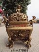 China Folk Favorites Brass Boy Dragon Incense Burner Statues 320 Reproductions photo 1