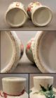 Antique 19thc Chinese Export Porcelain Vase Pair Tea Caddy Vases Fu Dog Lids Nr Vases photo 5