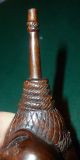 Amazing Netsuke Rat On A Broom Incredible Detail Signed By Artist Early C20th Netsuke photo 3
