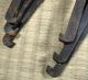 Steel Portage Handle / Set Of 3 / Japanese Tansu / Vintage Other photo 7