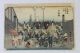 19thc Antique Artist Signed Japanese Hiroshige Woodblock Print,  Parade Nr Prints photo 1