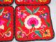 Antique Chinese Silk Embroidered Embroidery Floral Painting Panel Pillow Tops Robes & Textiles photo 9