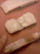 Antique Chinese Carved White Mutton Fat Hetian Jade Dragon Buckle,  Qing Dynasty Snuff Bottles photo 9