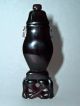 Exceptional Rare Antique Chinese Tincture Bottle,  Red Lacquer Other photo 2