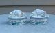 Two Vintage Signed Whimsical Asian Covered Rice Bowls; Hand Painted; Fish Lids Bowls photo 2