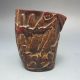 Old Antiques Chinese 100% Ox Horn Hand Carved Jiao Cup Nr/nc2027 Other photo 3