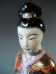 Japan Japanese Pair Of Porcelain Figurines Of Geishas Ca.  20th Century Statues photo 6